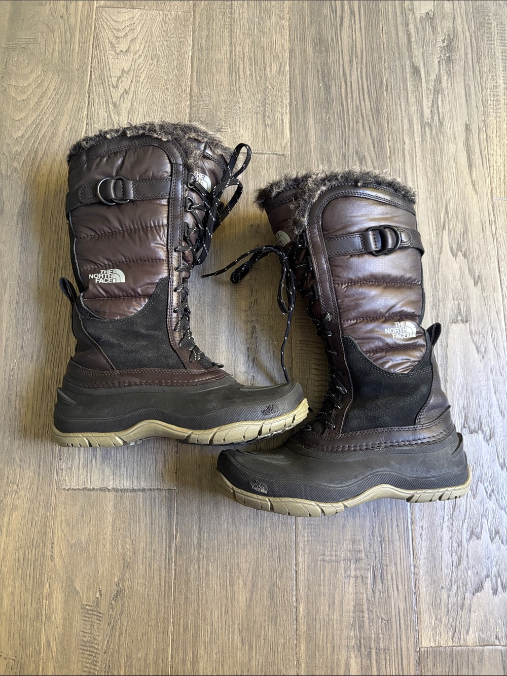 The North Face |Shellista Snow Winter Boot Waterproof Tall Lace Up Black US 6